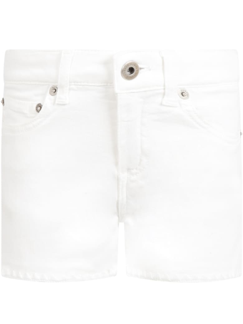 Dondup White ''klum'' Short For Girl - White