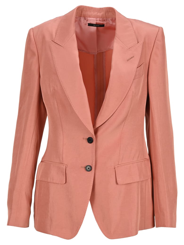 Tom Ford Heavy Twill Deconstructed Jacket - ROSE NUDE