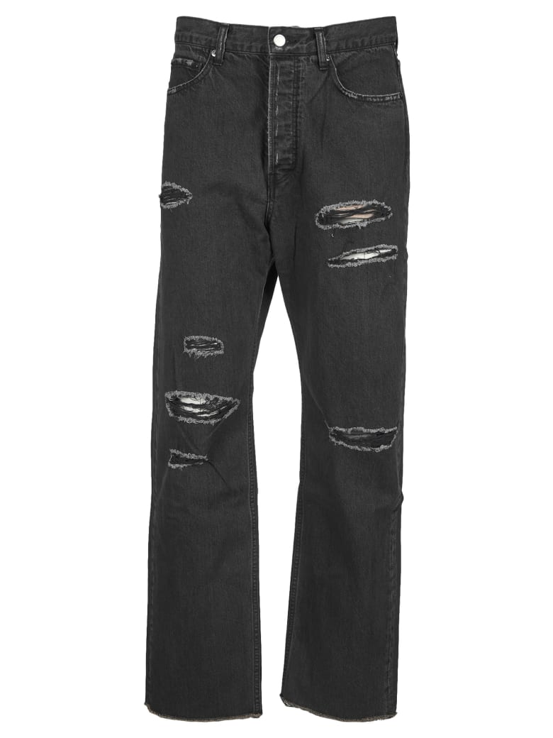 AMBUSH Broken Straight Leg - BLACK DENI