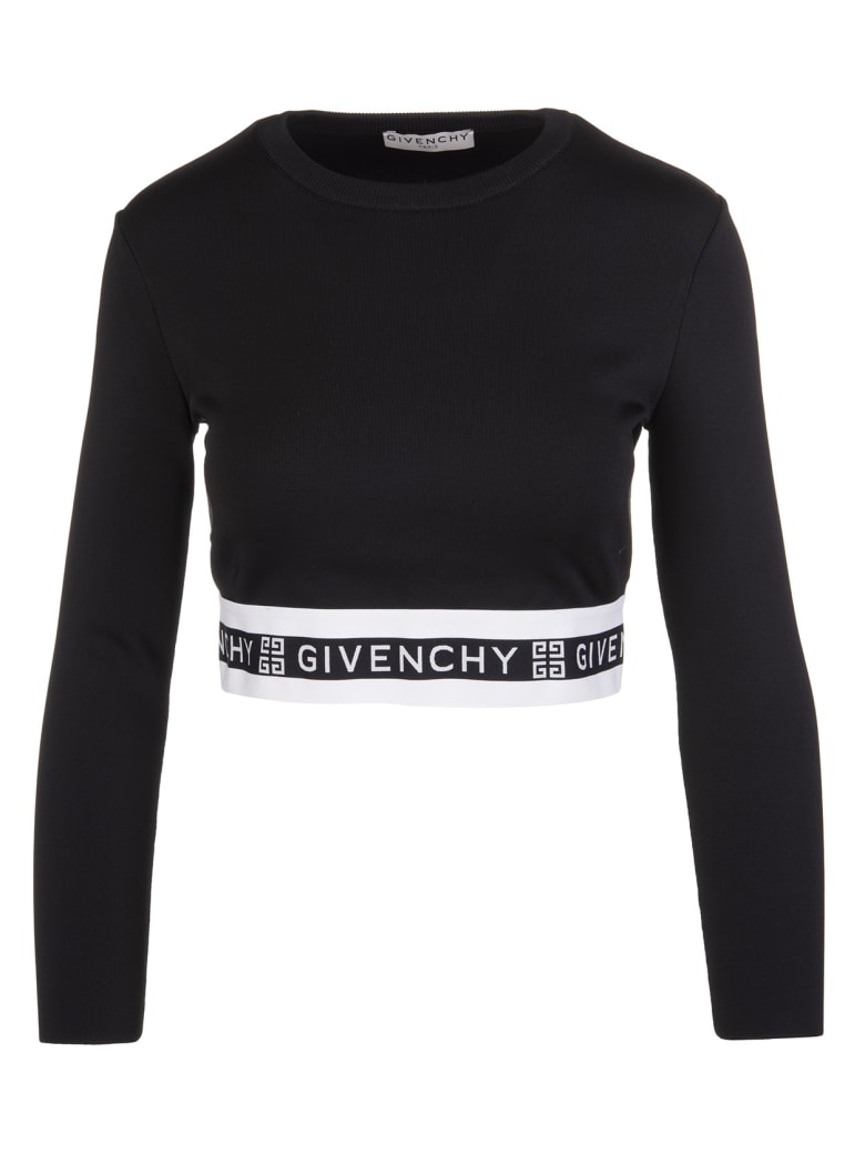 Givenchy Logo Band Cropped Top