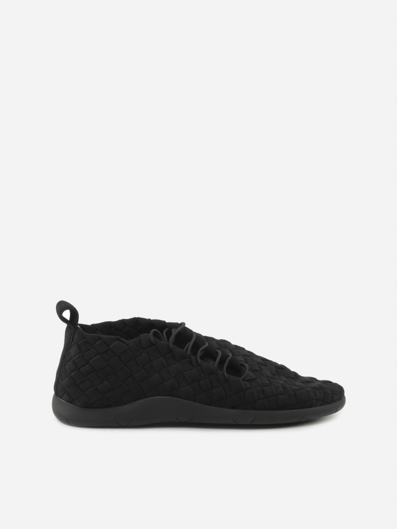 Bottega Veneta Stretch Sneakers In Woven And Nappa Leather
