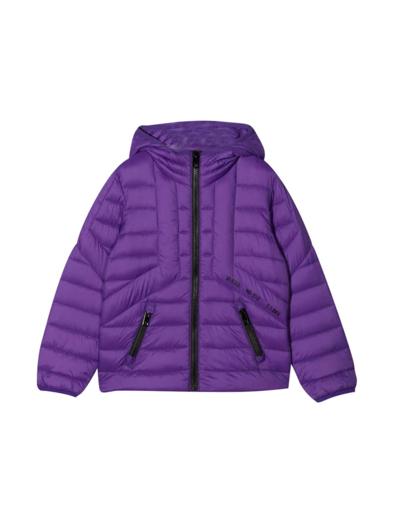 Diesel Purple Down Jacket