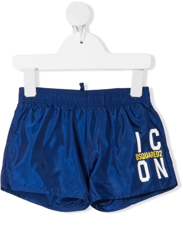 Dsquared2 Newborn Blue D2kids Icon Swim Shorts