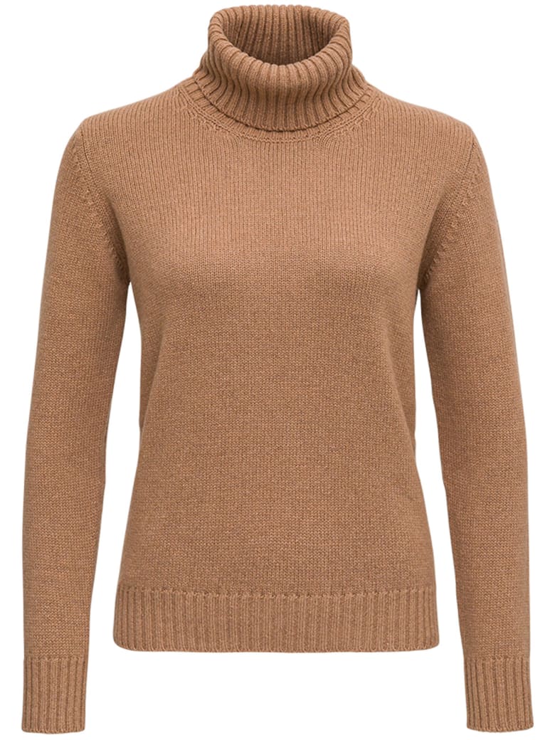 camel colored turtleneck