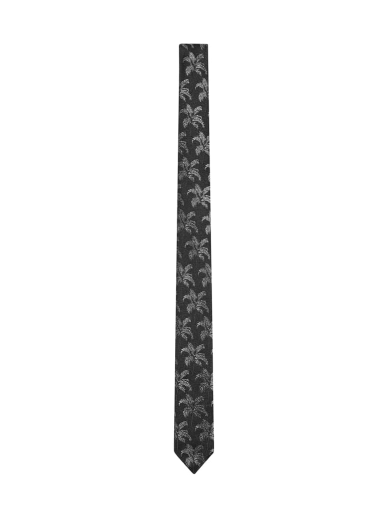Saint Laurent M&b Coco Tie - Black Medium Grey