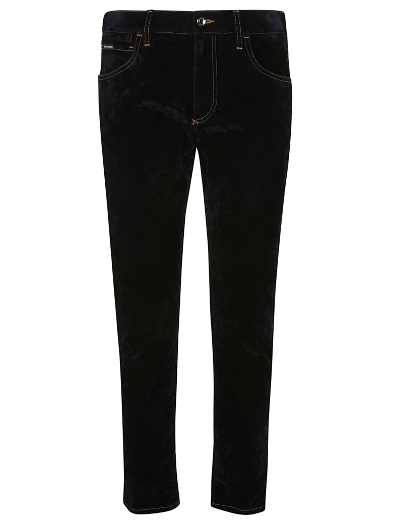 Dolce & Gabbana Regular 5 Pockets Denim Jeans - Blue