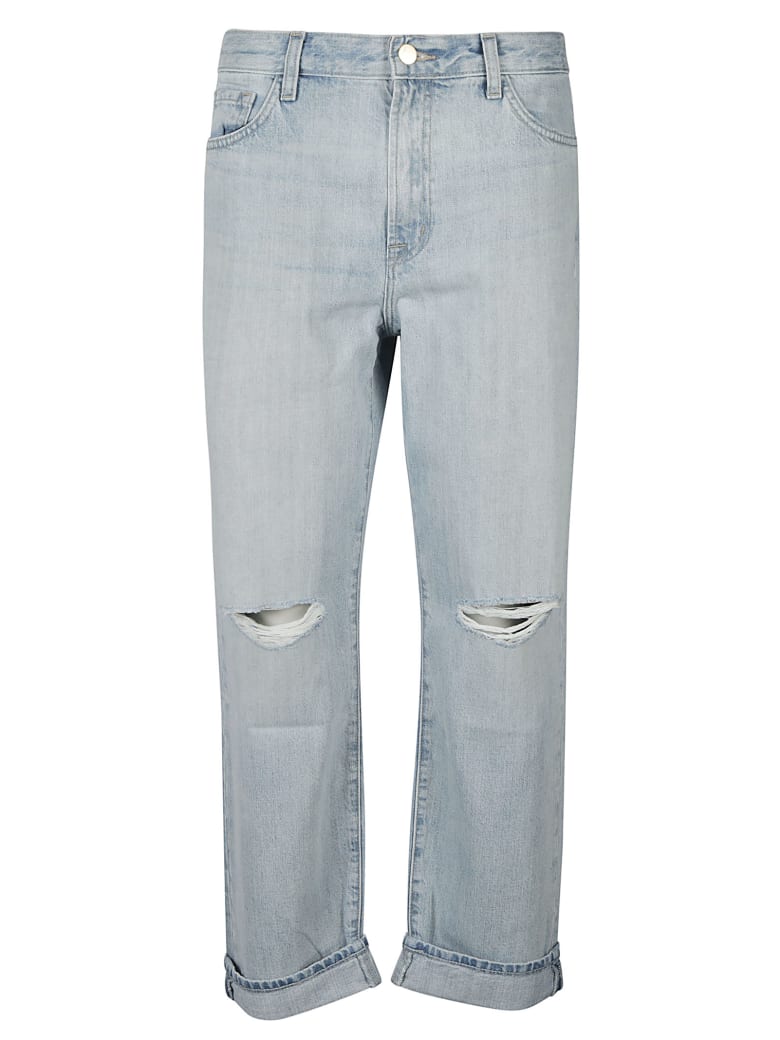 J Brand Jeans Tate Mis Rise Boy Fit - Statis Destruct