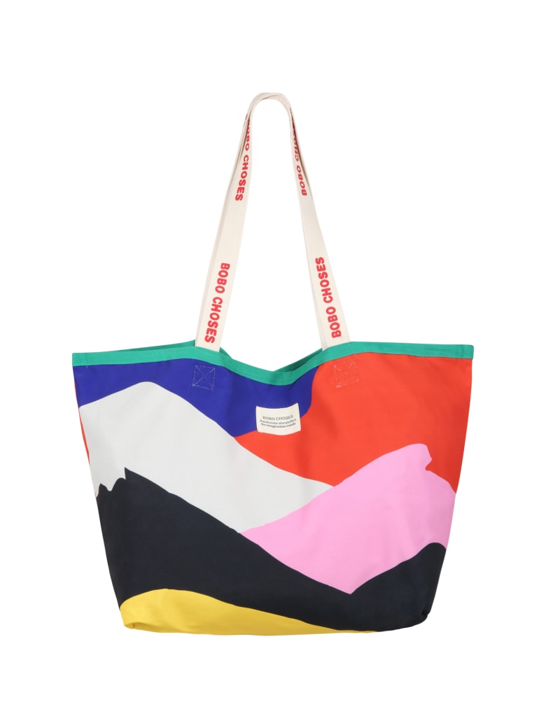 Bobo Choses Multicolor Bag For Kids With Patch Logo - Multicolor
