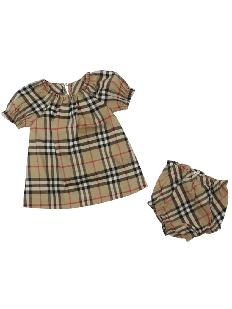 Burberry Hedi Dress - BEIGE CHECK