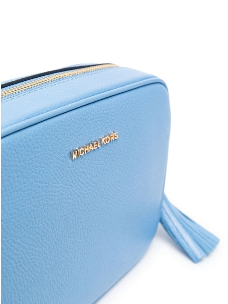 light blue mk wallet