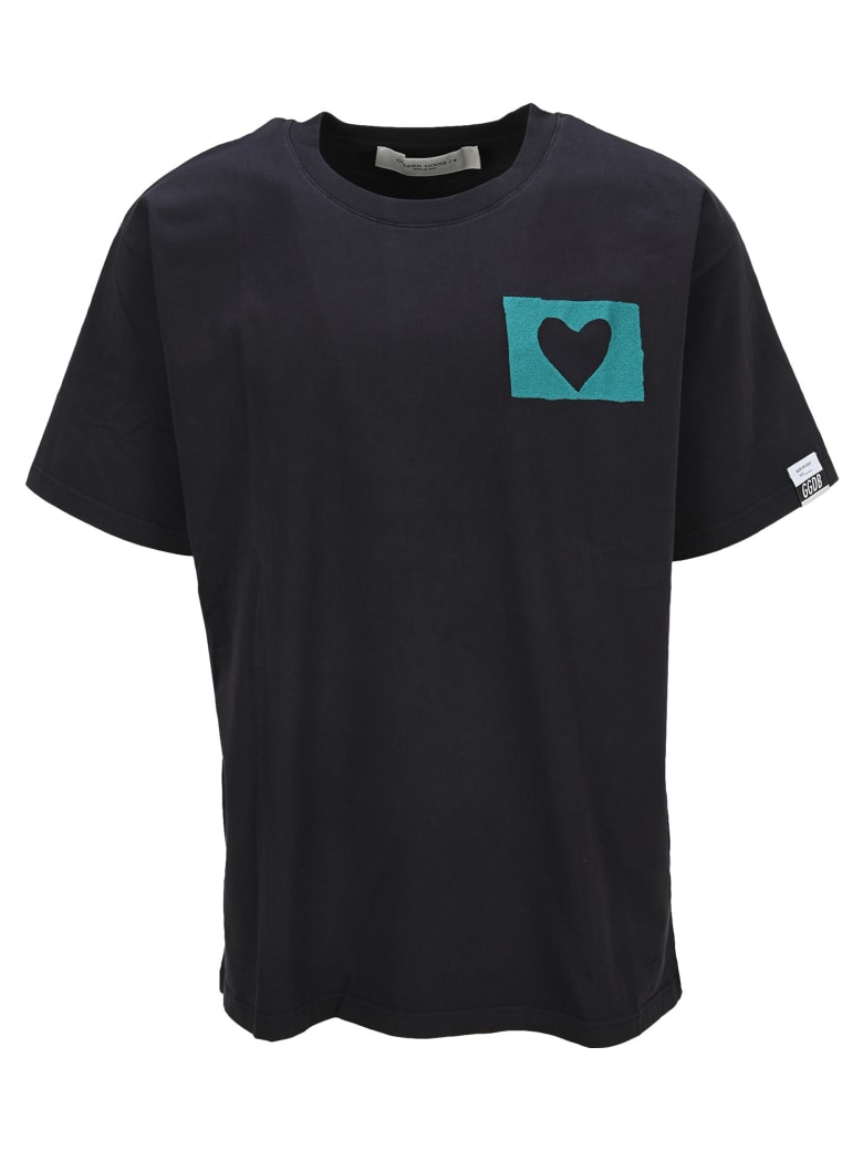 Golden Goose Tshirt Artu Heart - Nera
