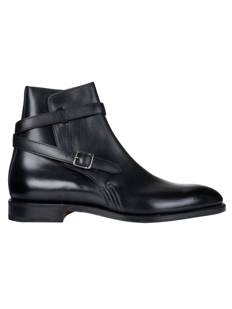 John Lobb Abbot Ankle Boots - Black