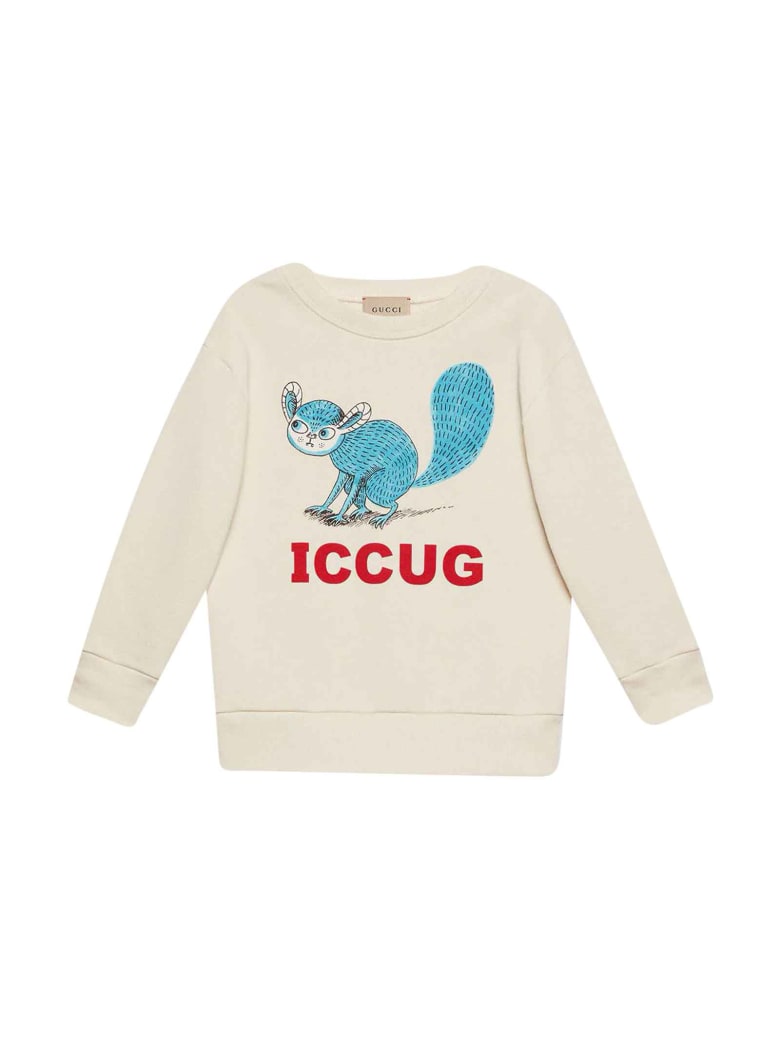 Gucci White Sweatshirt Unisex - Bianca