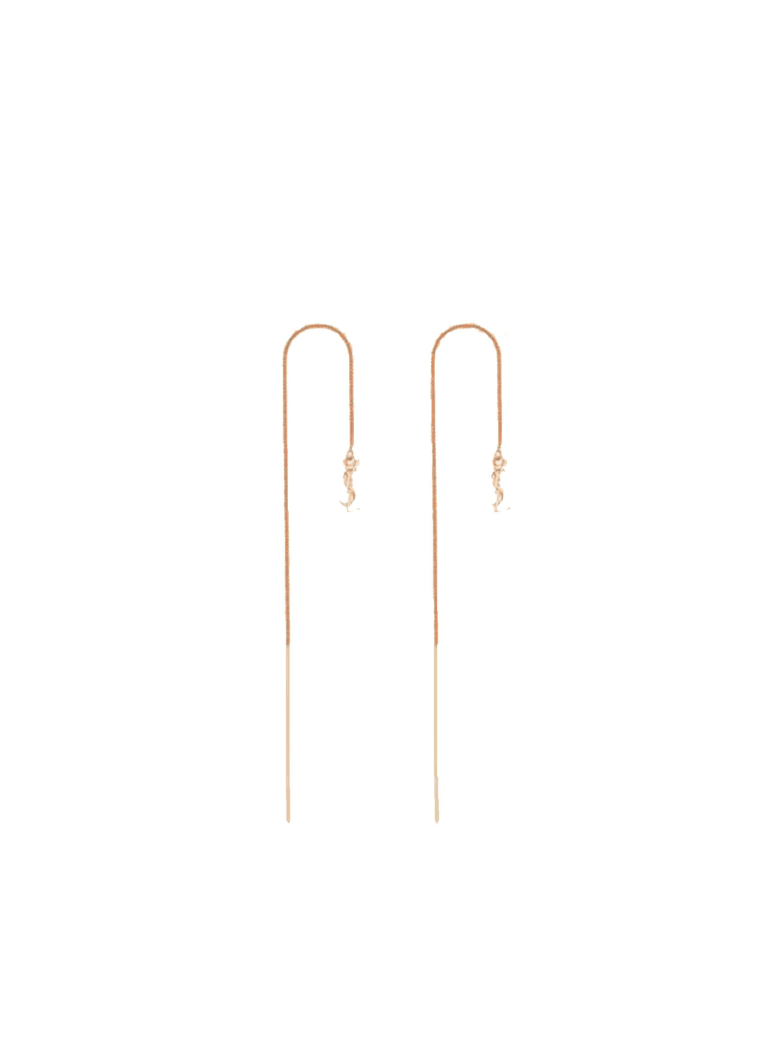 Saint Laurent Gold Metal Earrings - GOLD