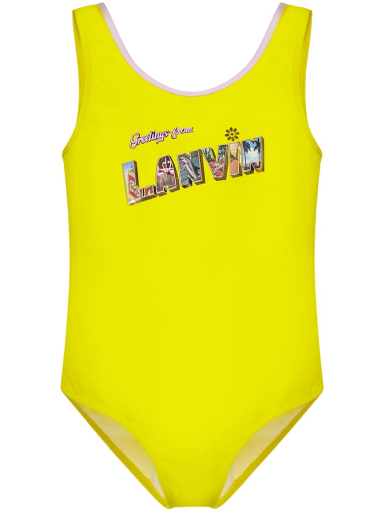 Lanvin Kids Swimsuit - Yellow