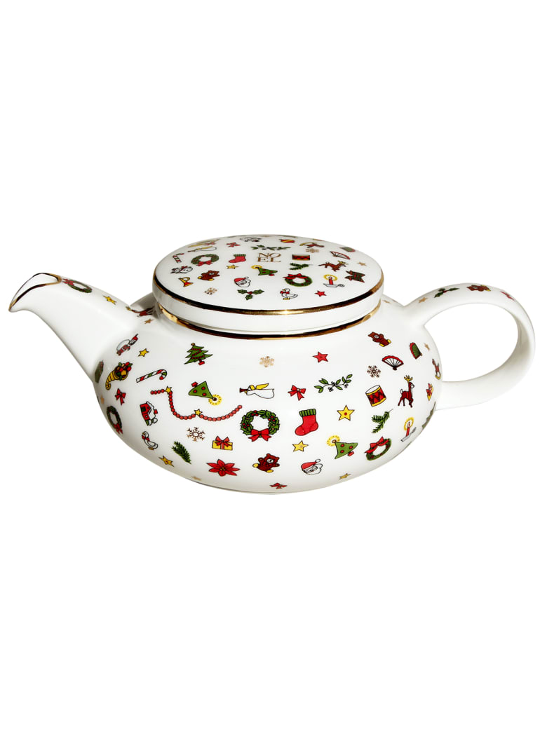 Taitù Teapot - Noel Oro Collection - Multicolor and Gold