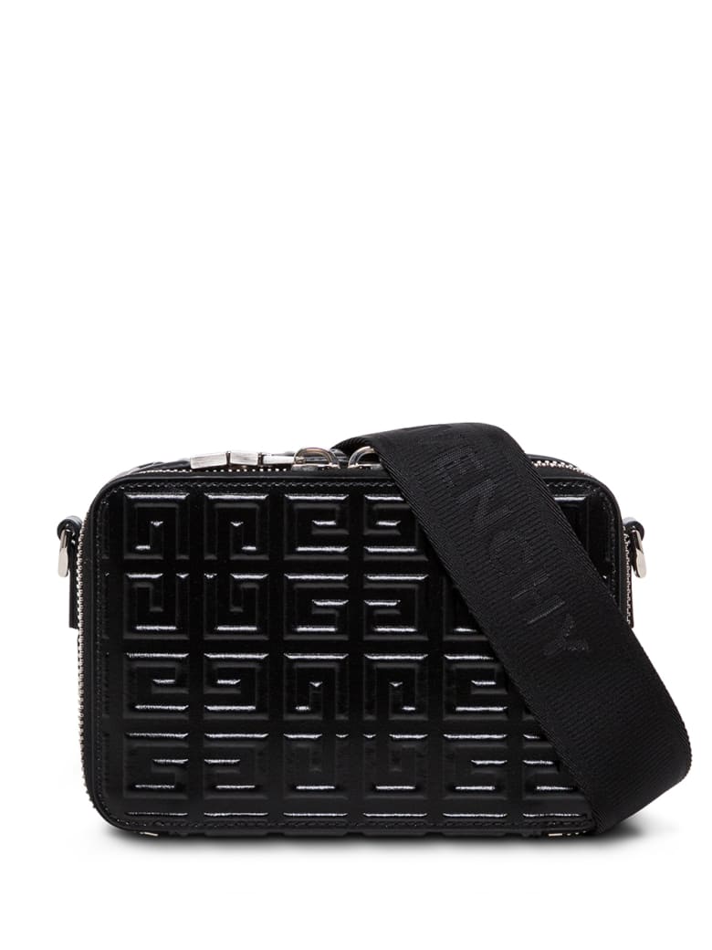 Givenchy Antigona 4g Black Leather Crossbody Bag - Black