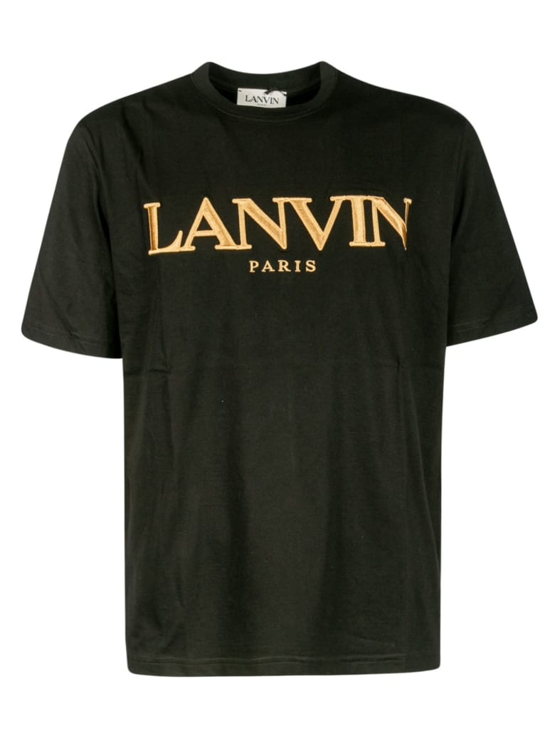 Lanvin Logo Embroidered T-shirt | italist, ALWAYS LIKE A SALE
