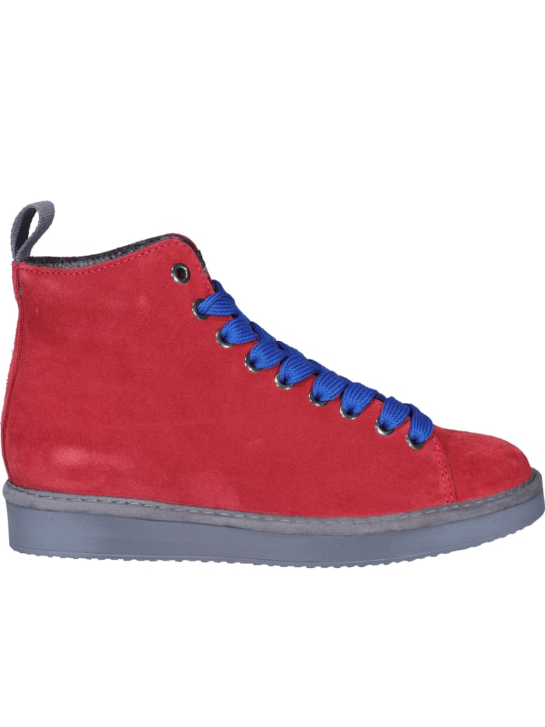 Panchic Laced Up Shoes - Red