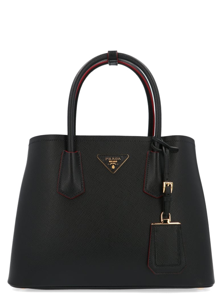 Prada 'double' Bag - Nero