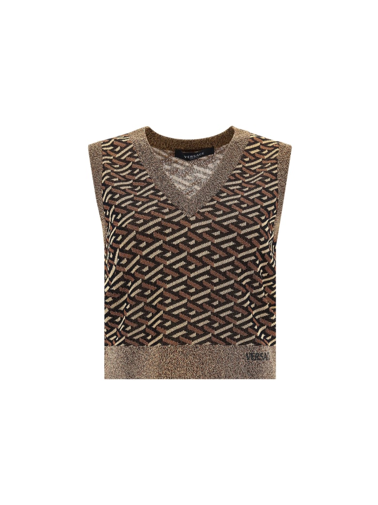 Versace Vest - Nero-oro