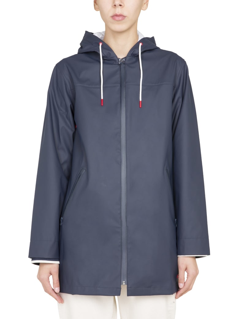Saint James Ste Emma Waxed Jacket - BLU