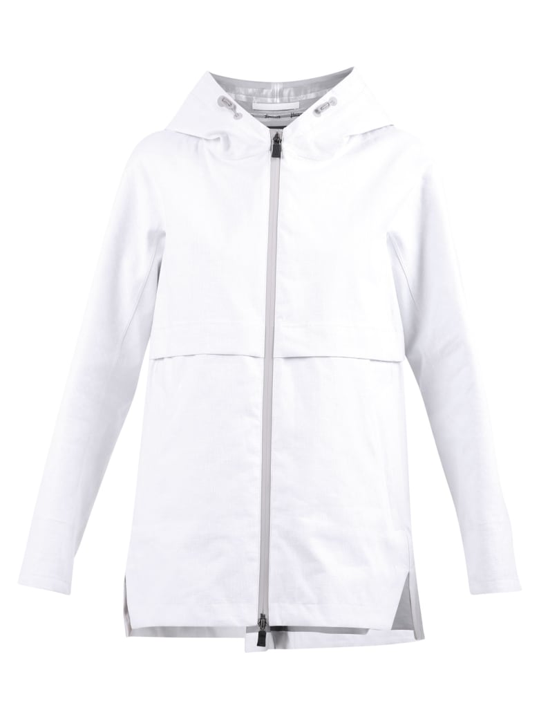Herno Laminar Zipped Jacket - White