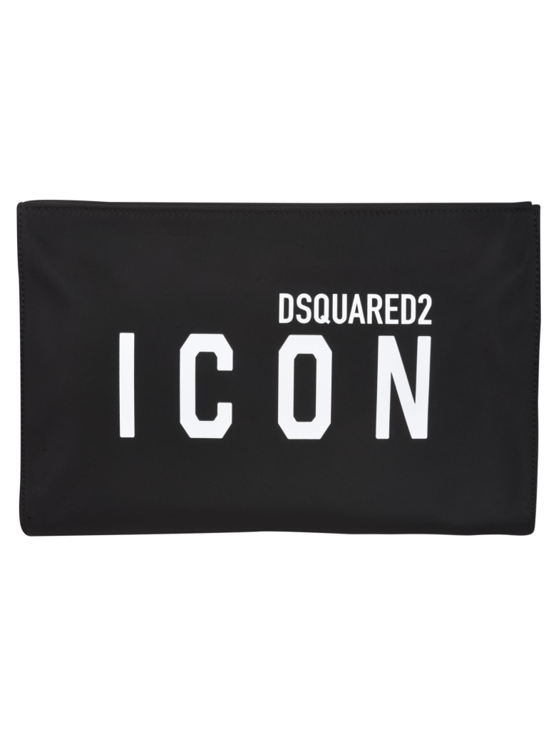 Dsquared2 Icon Clutch - Black
