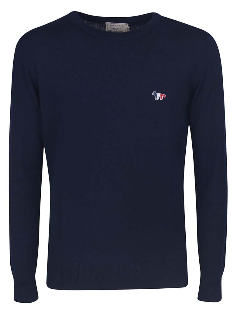 Maison Kitsuné Tricolor Fox Patch Classic R-neck - NA