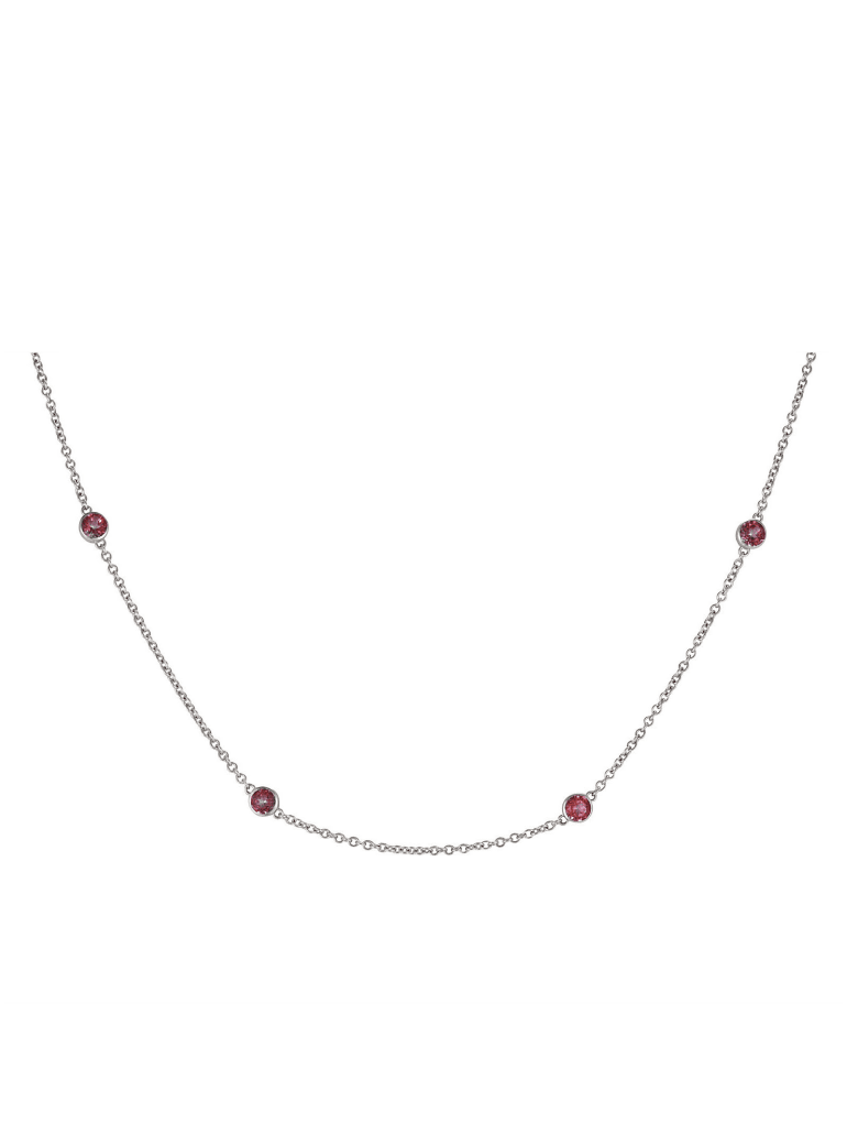 Lo Spazio Jewelry Lo Spazio Passion pink Topaz Necklace - Pink