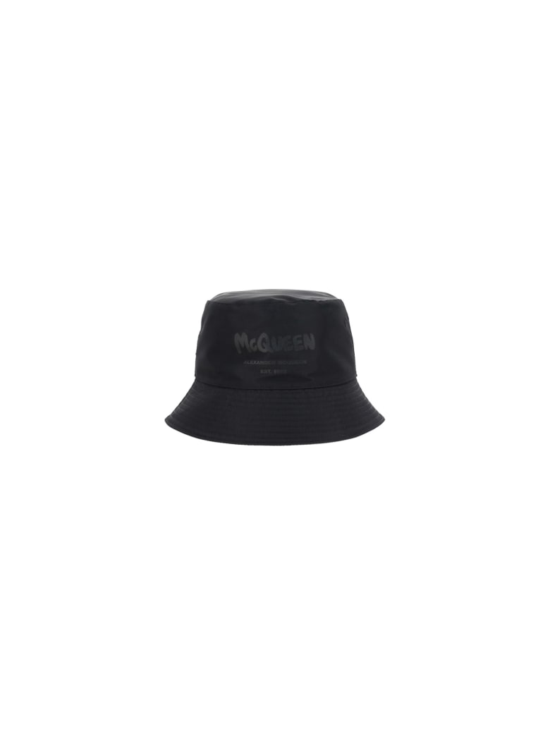 Alexander McQueen Bucket Hat - Black
