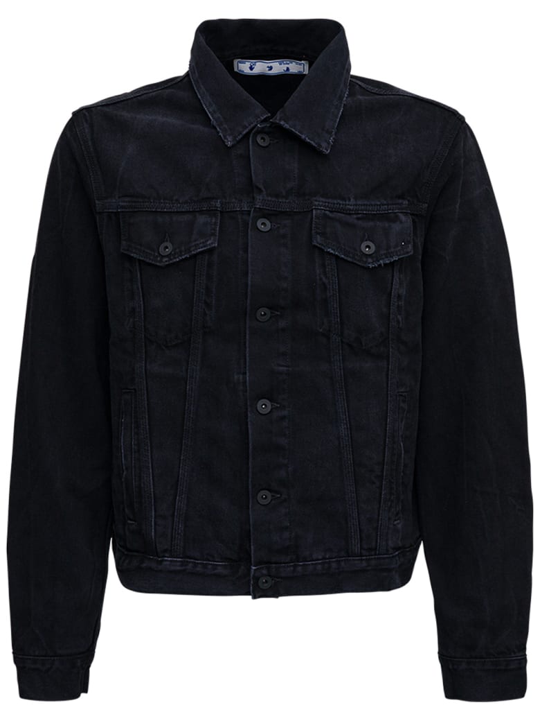 black denim jacket off white