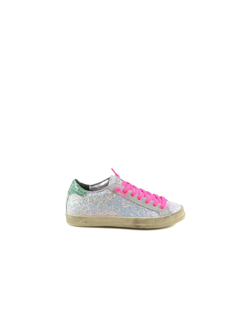P448 Ologram Leather Women's Sneakers - Multicolor