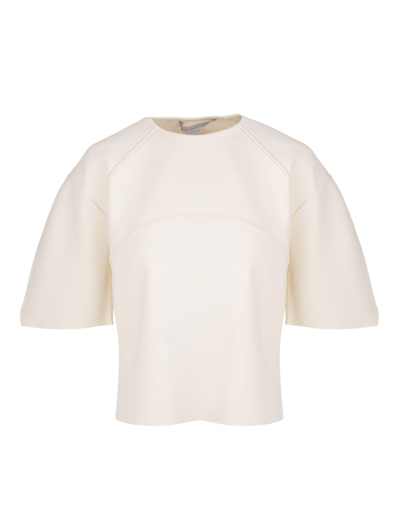 Stella McCartney Magnolia Structured Cropped Top - Magnolia