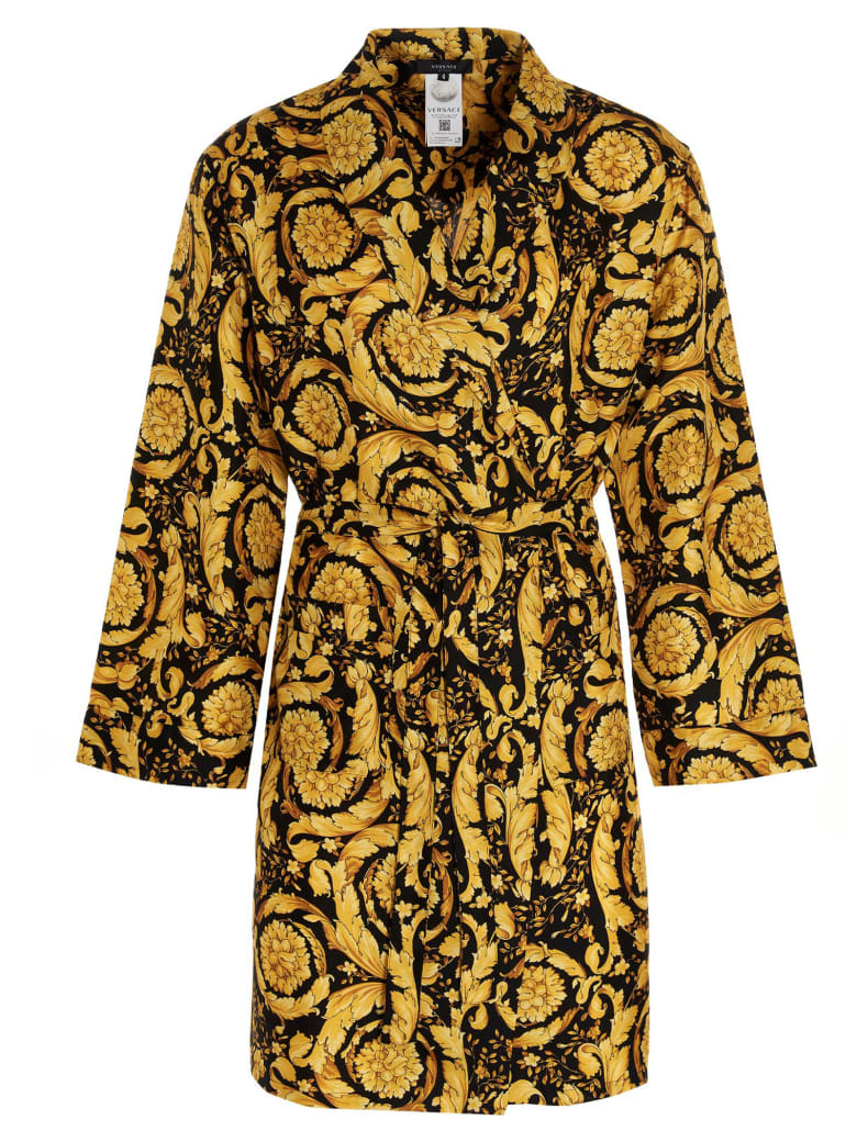 Versace 'barocco Ss92' Robe - Multicolor