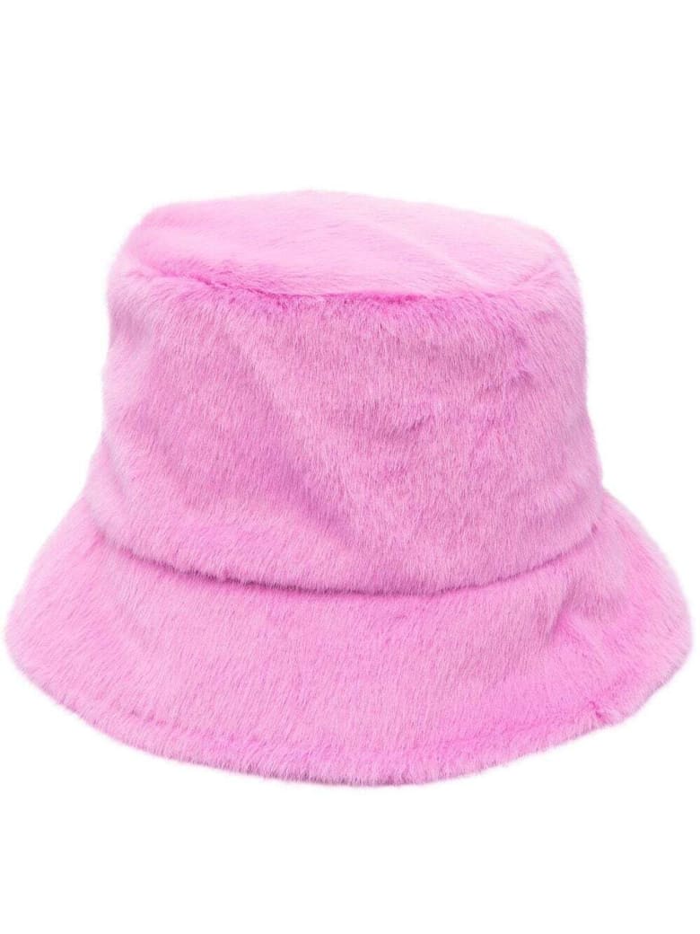Apparis Pink Ecological Fur Hat - Pink