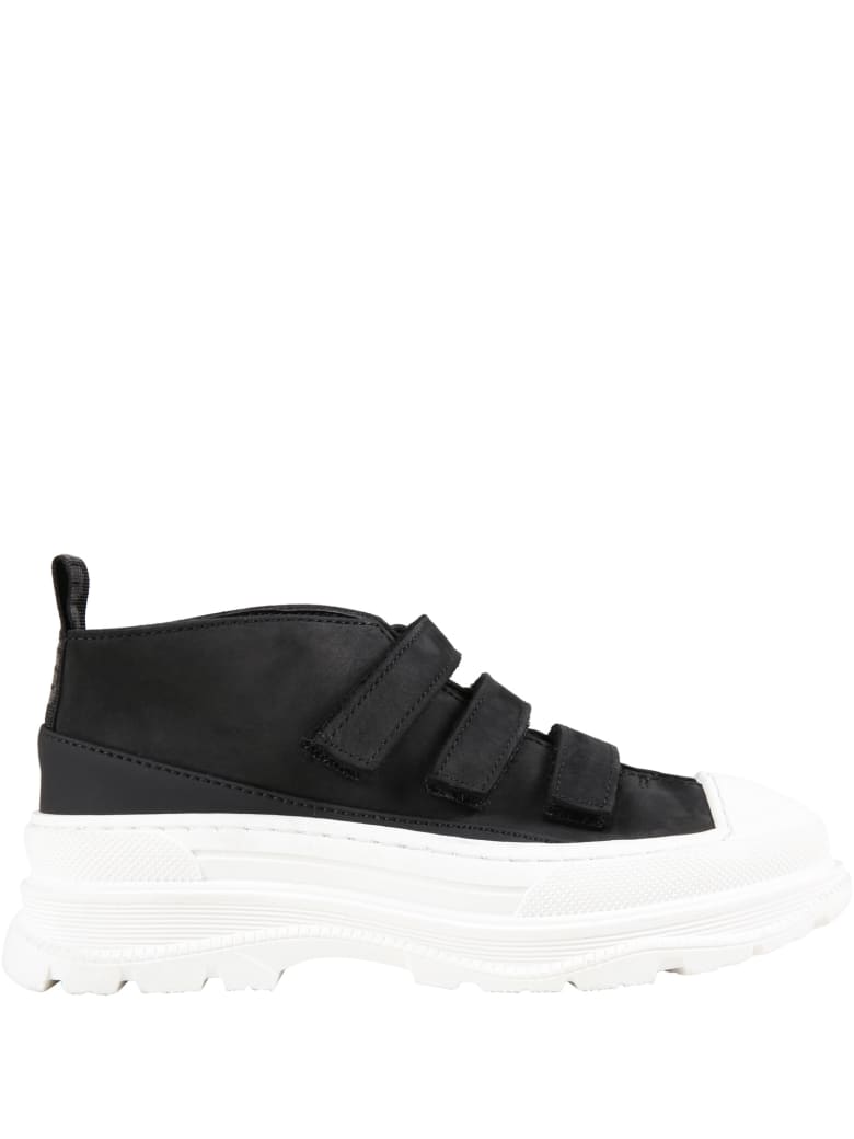Gallucci Black Sneakers For Kids With Logo - Black