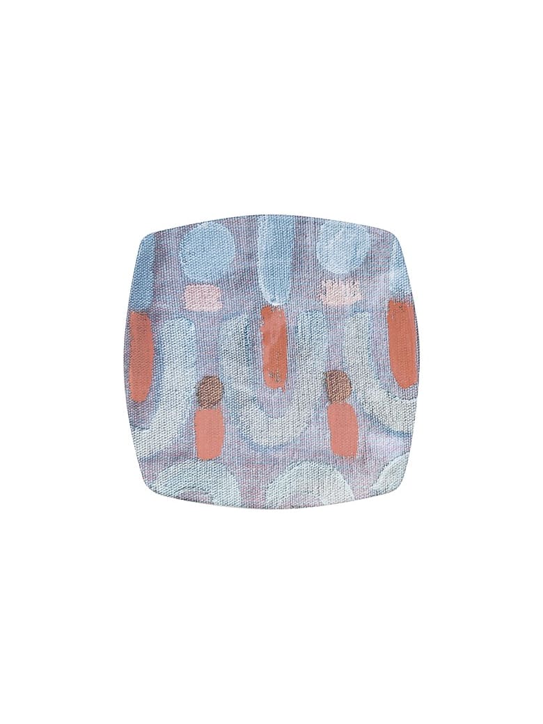Le Botteghe su Gologone Plates Square Ceramic Colores 20,5x20,5 Cm - Fantasy Cyan