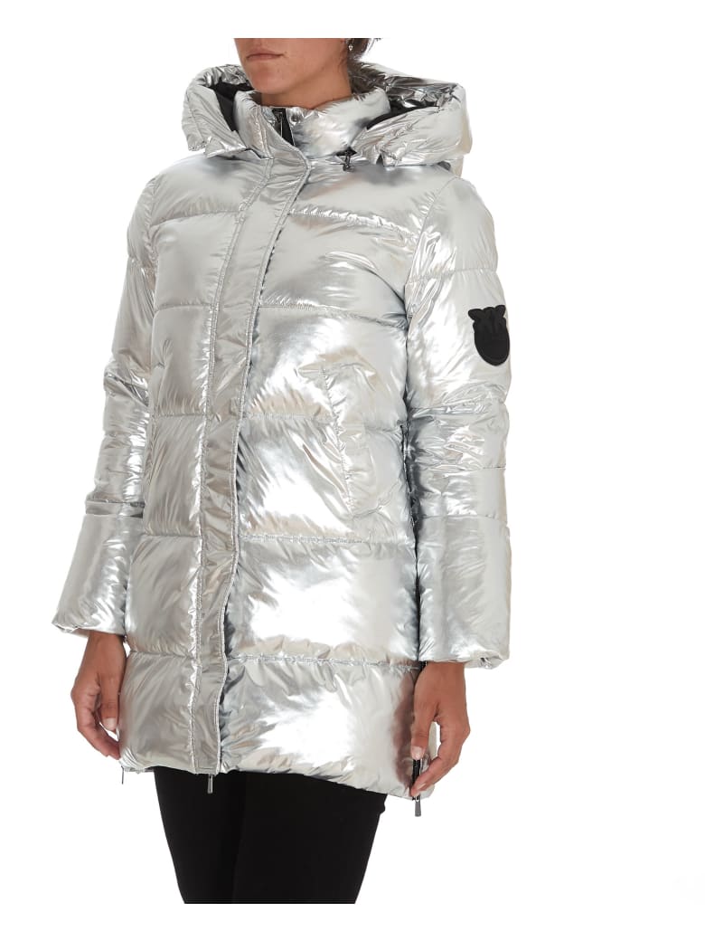 pinko silver jacket