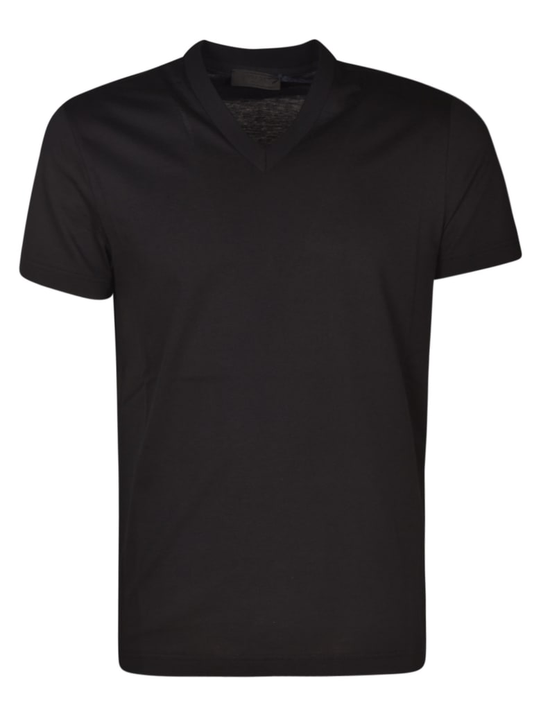 Prada V-neck T-shirt - Black