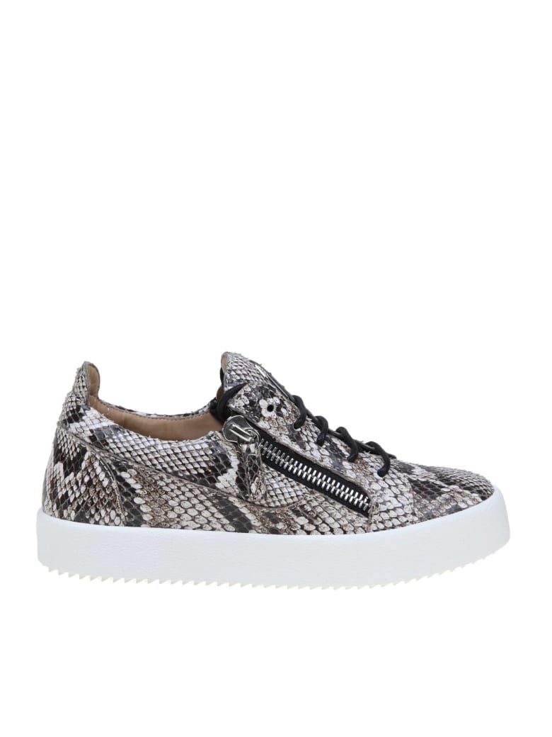 giuseppe zanotti gail leather sneaker