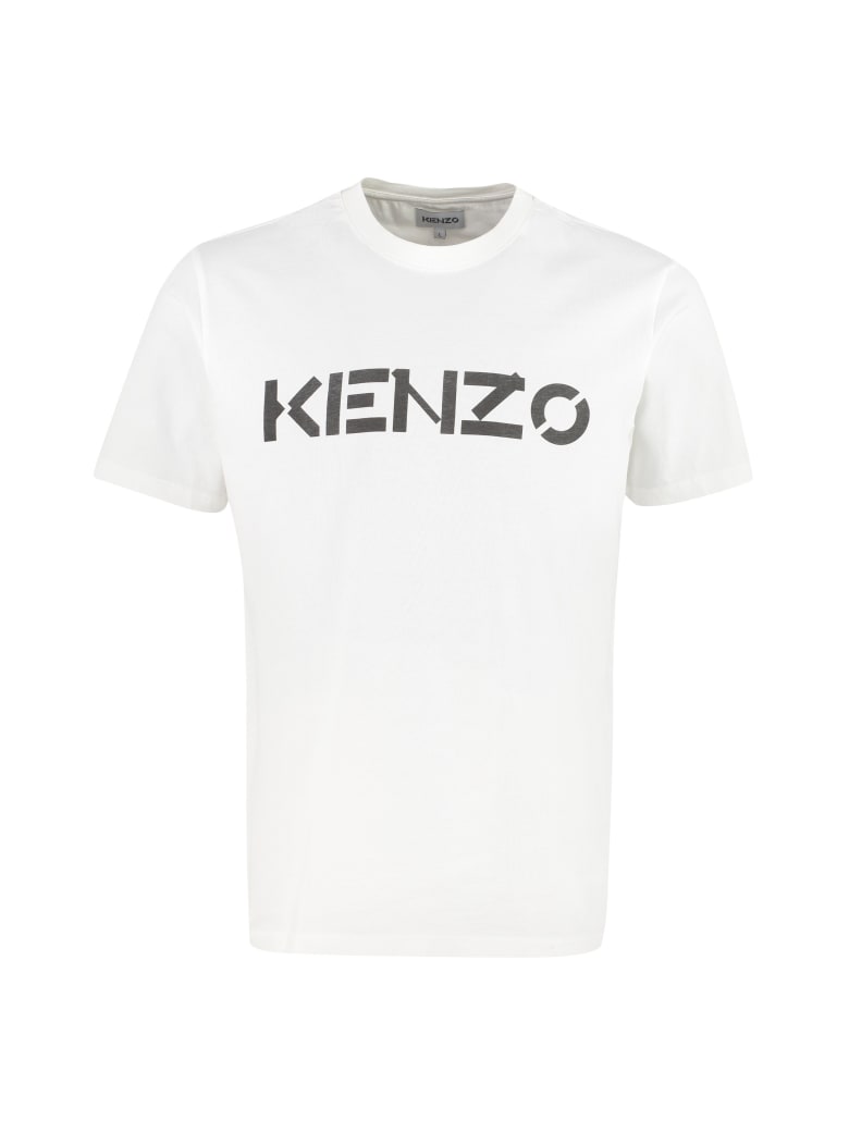Kenzo Cotton Crew-neck T-shirt - Bianco