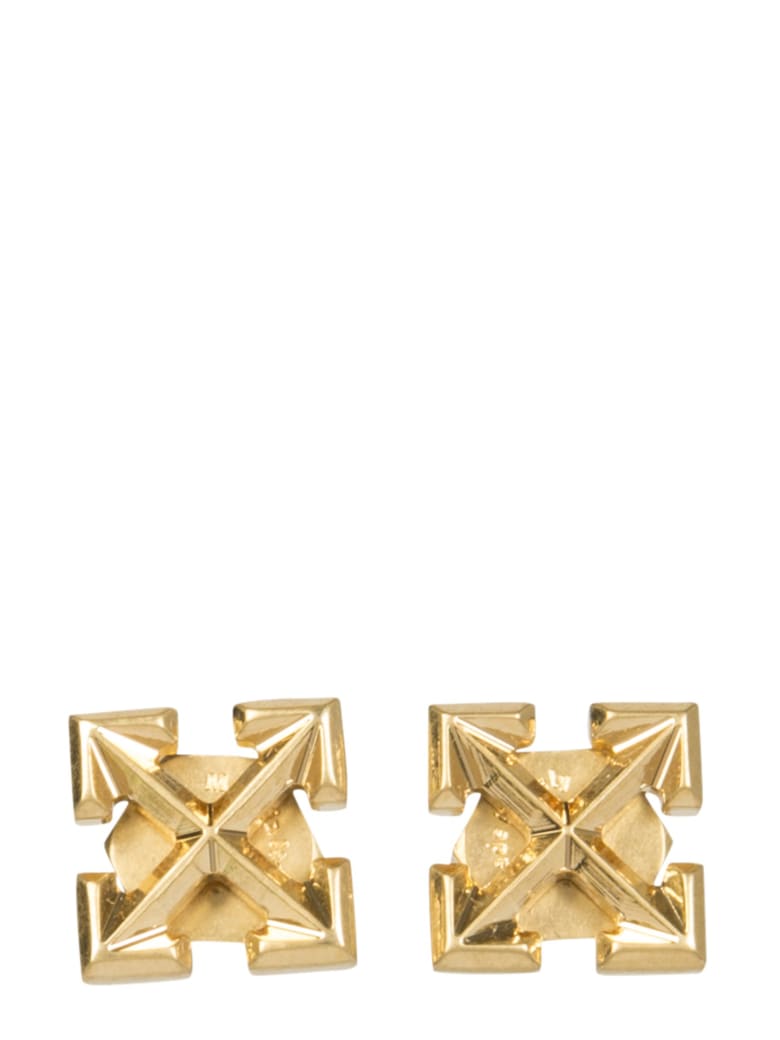 Off-White Mini Arrow Earrings - ORO