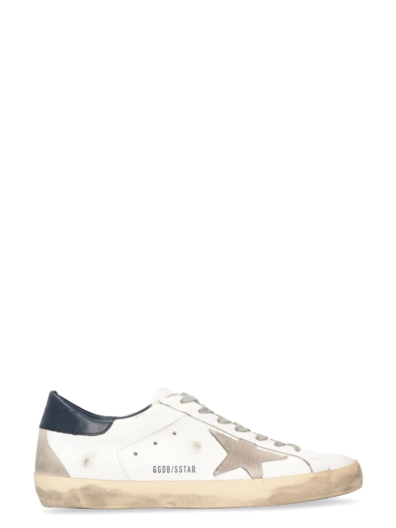 Golden Goose Superstar Leather Sneakers - Bianca
