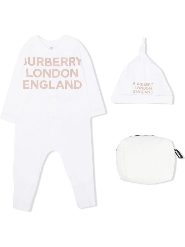 Burberry Cleo White Cotton Set With Logo - White
