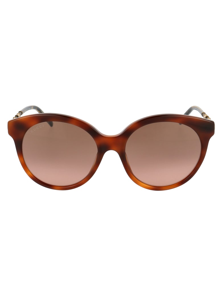 Gucci Gg0653s Sunglasses - 002 HAVANA GOLD BROWN