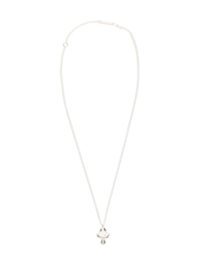 AMBUSH Unisex Necklace Mushroom Charm - SILVER (Silver)