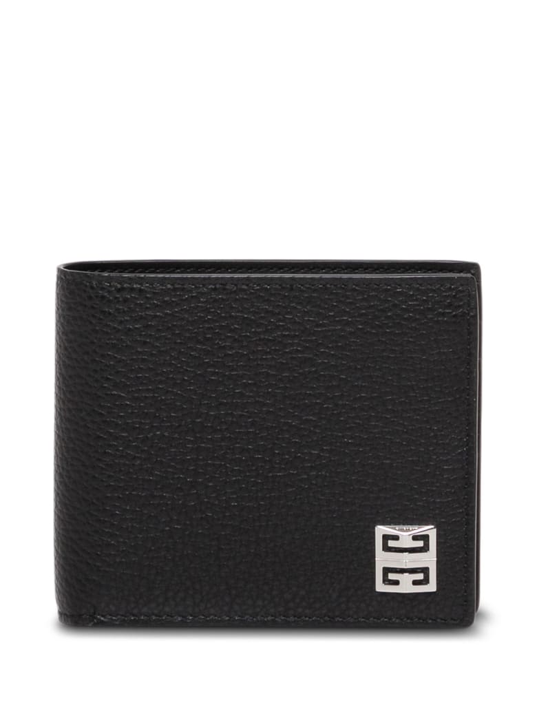 Givenchy Black Hammered Leather Wallet - Black