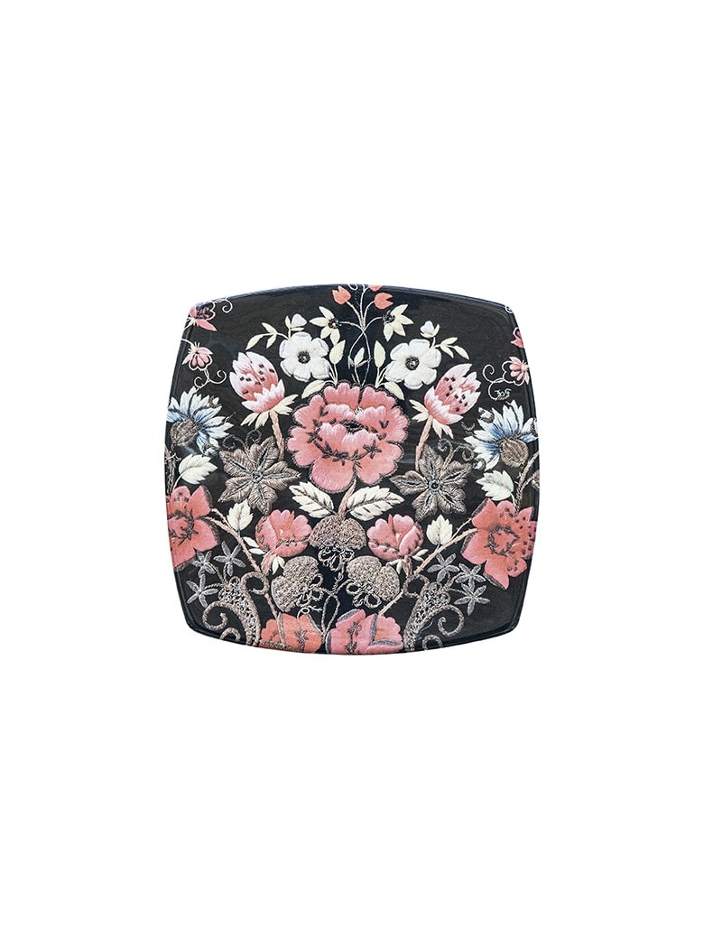 Le Botteghe su Gologone Plates Mucadore 20,5x20,5 Cm - Black Fantasy