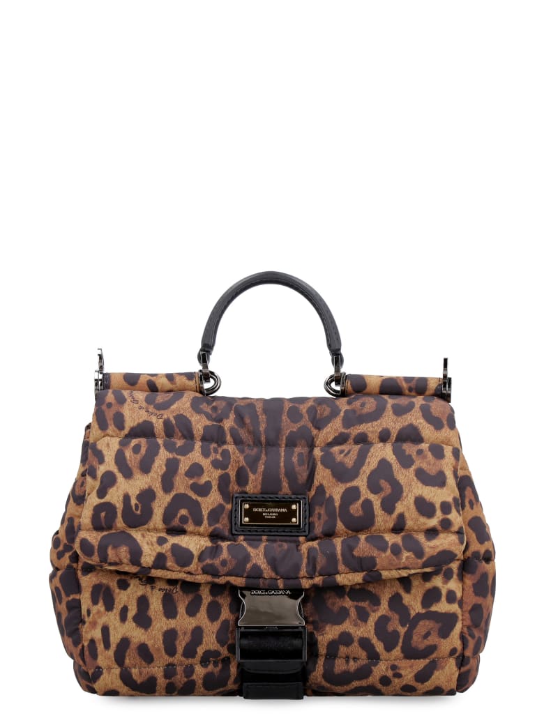 Dolce & Gabbana Nylon Messenger Bag - Animalier